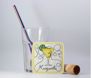 Stickdatei ITH - Untersetzer Margarita